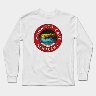 1940s Mammoth Cave Kentucky Long Sleeve T-Shirt